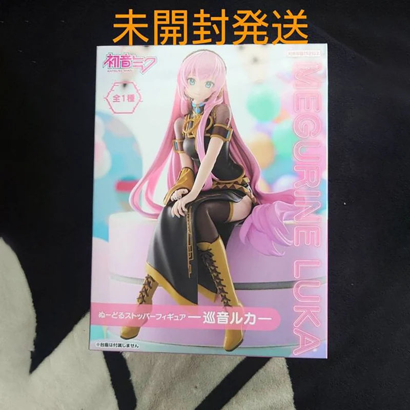 In Stock FuRyu Hatsune Miku Series Noodle Stopper -Megurine Luka- PVC 15CM Anime Action Figures Model Collection Toy