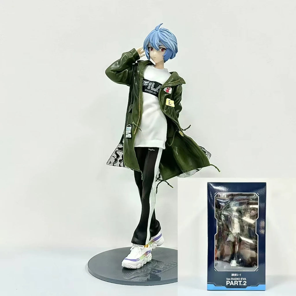 New Century Evangelion Anime Accessories Mech Asuka GK Handmade Pretty Girl Statue Trendy Play Gift High Quality