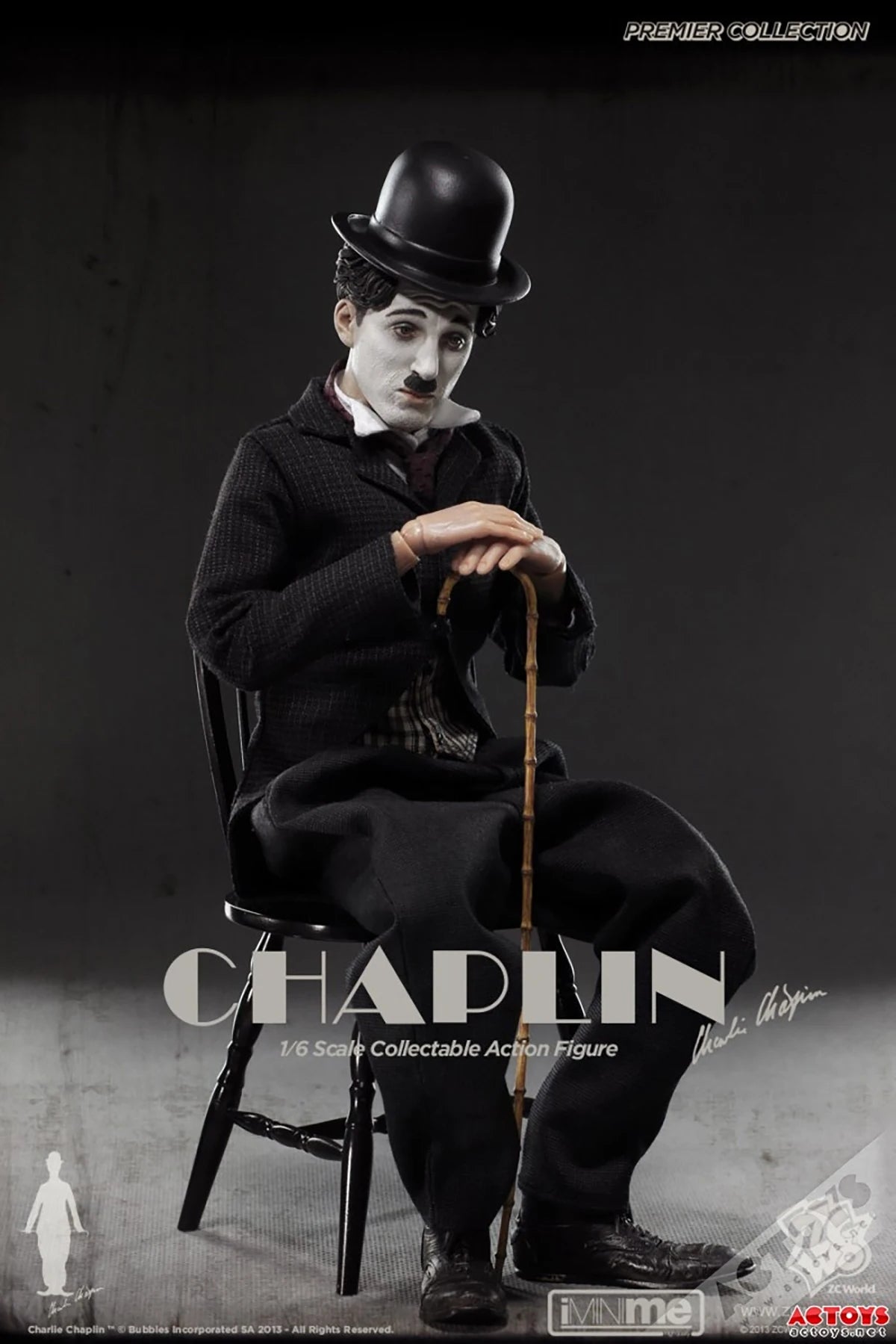 Original  ZCWO 1/6Charlie Chaplin Comedy Master Classic Character collection level Action doll Figure Model Toys 12 inches