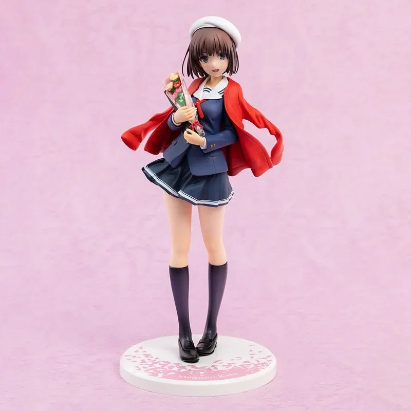 22cm Megumi Kato Racing Sexy Anime Figure Saekano How to Raise a Boring Girlfriend Fine Action Figure Megumi Kato Figurine Toys