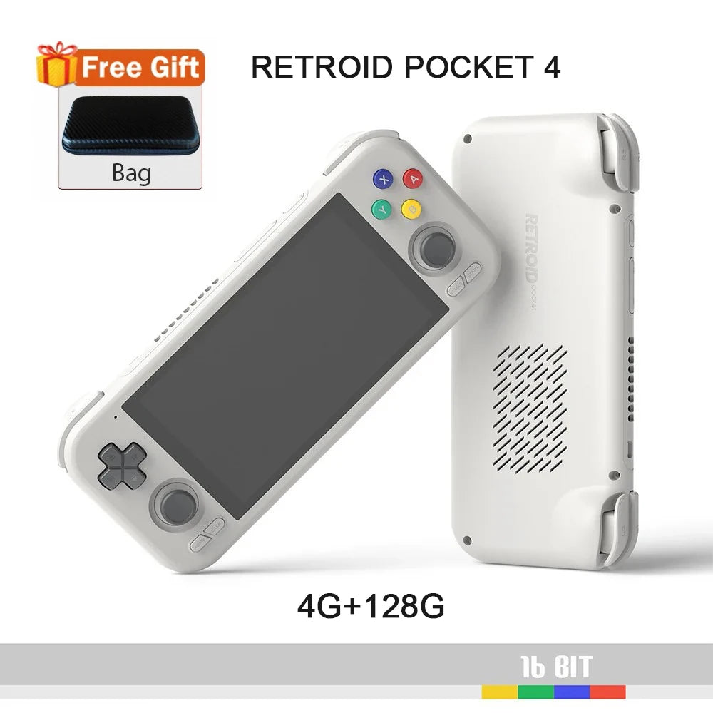 Retroid Pocket 4 Pro Handheld Video Game Console 4.7" 8G128GB WIFI6.0 RP4 Android 13 512g Console PSP PS2 Video Game Player Gift