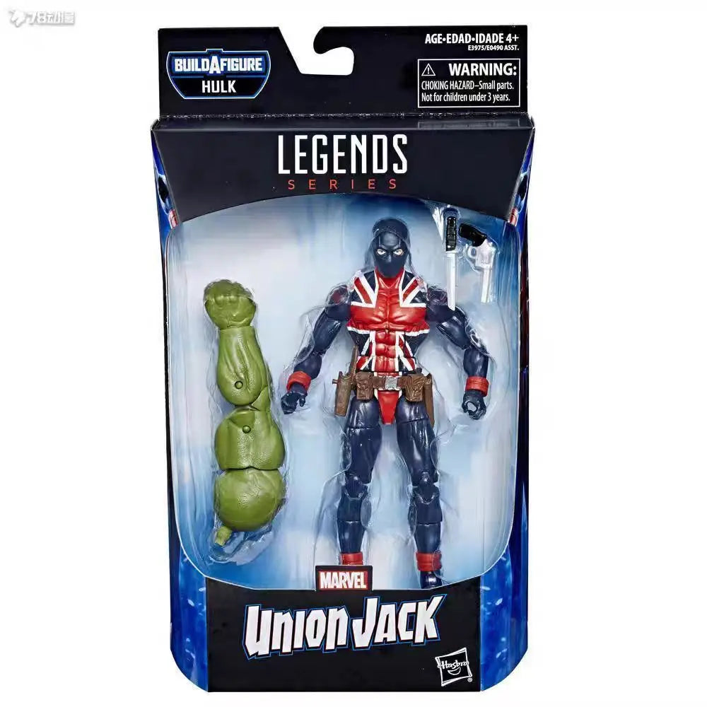 Original Hasbro Marvel Legends Series Union Jack Anime Figures Collection Toys Models
