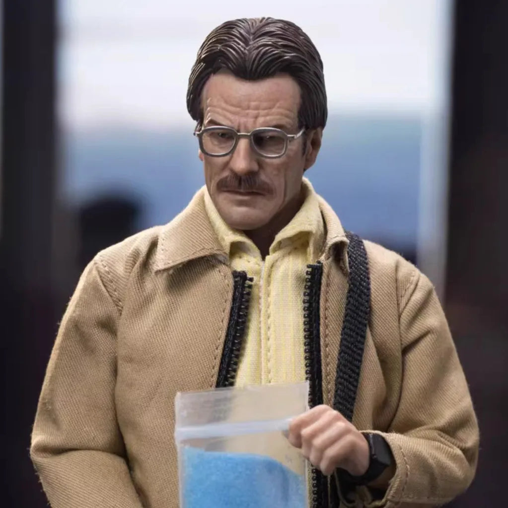 Manipple Studio 1/12 Scale Walter Teacher Cloth Action Figure Breaking Bad 6inch Display Soldier Doll For Alternate Collectibles