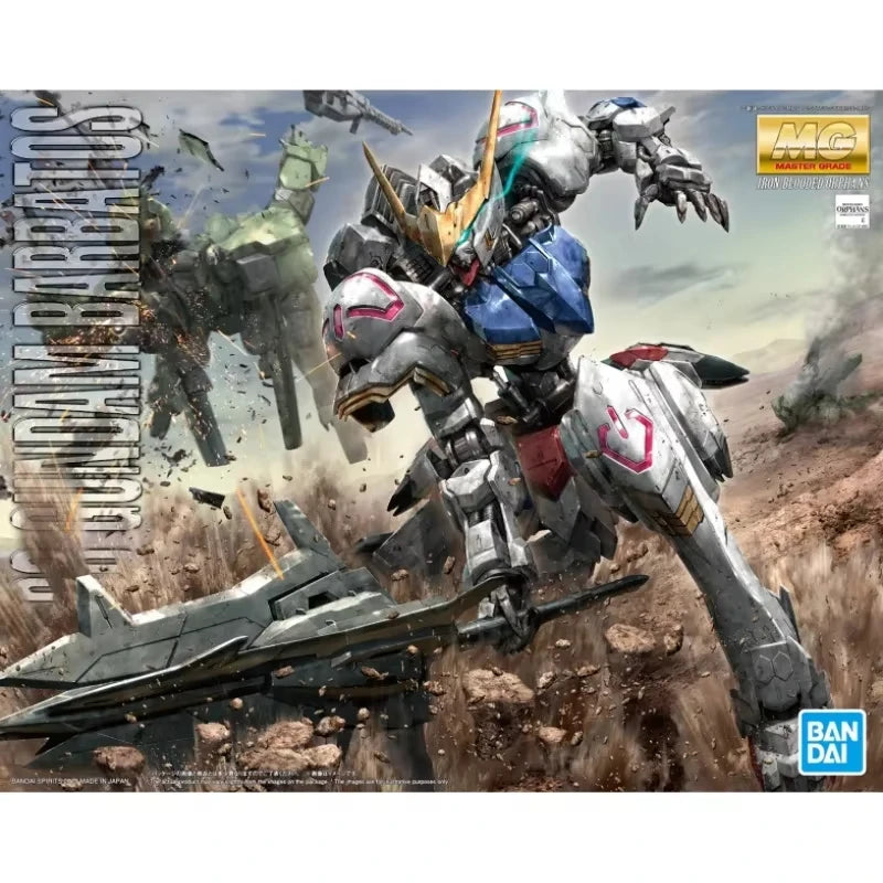 In Stock 100% Original Mg Bandai 1/100 Gundam Anime Figures Gundam Barbatos Action Figures Toys Collectible Model Gifts