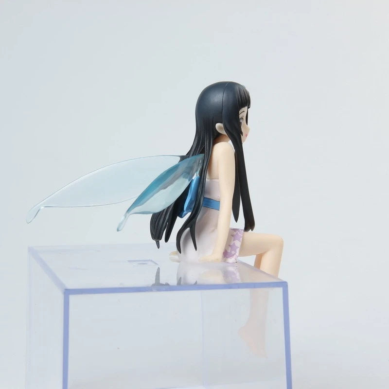 12cm Sword Art Online Yui Elf Sitting Position Anime Figure Model Statue Boys Collection Desktop Decoration Ornament Toys Gifts