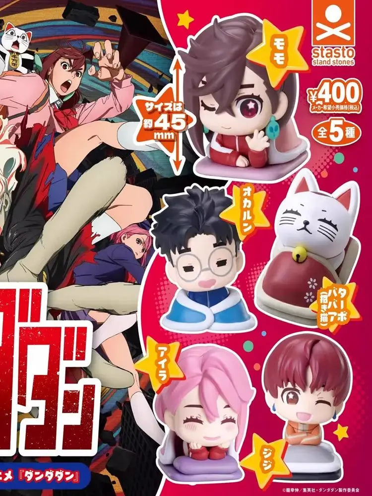 Original Stasto Gachapon DAN DA DAN Ayase Momo Okarun Action Figure Toys PVC Model Collection Kwaii Q Ver. Anime Doll