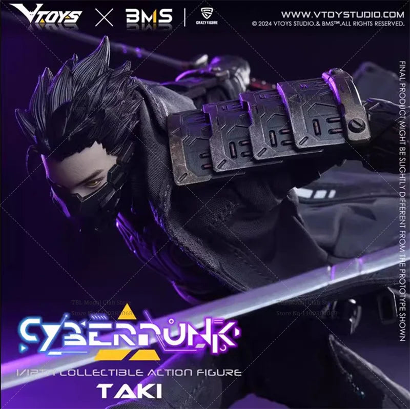 VTOYS VSD010 1/12 Scale Future Technology Aesthetics Cyberpunk Male Samurai 6-inch Full Set Action Figure Male Soldier Toys