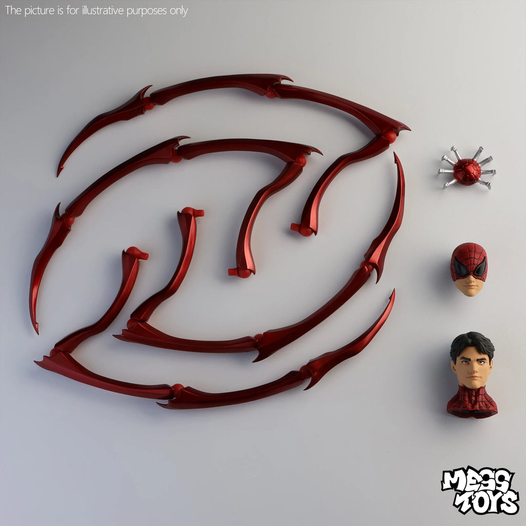 MessToys Superior Spiderman Action Figure Mess Toys Superior Spider Man Figure CT Toys Figurine Statue Model Gifts Kid Toy
