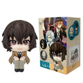 New 10cm Bungou Stray Dogs Anime Figure Look Up Nakajima Atsushi Action Figure Q Version Dazai Osamu Figurine PVC Collection Toy