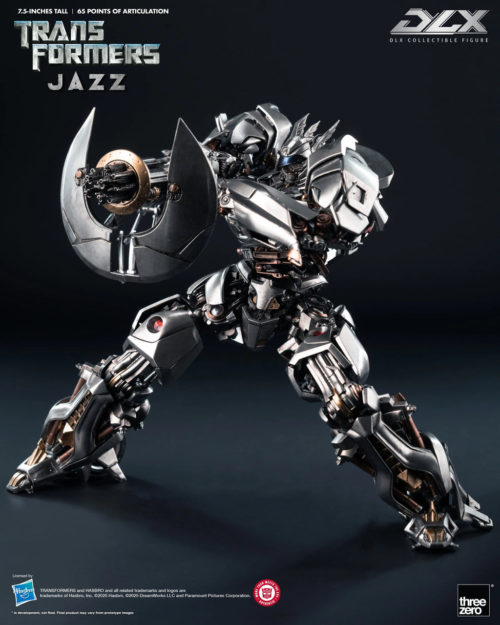 Pre-sale Transformed Toys Threezero 3Z09000W0 DLX Series Jazz Fan Hobbies Action Dolls Toys Collection Gifts