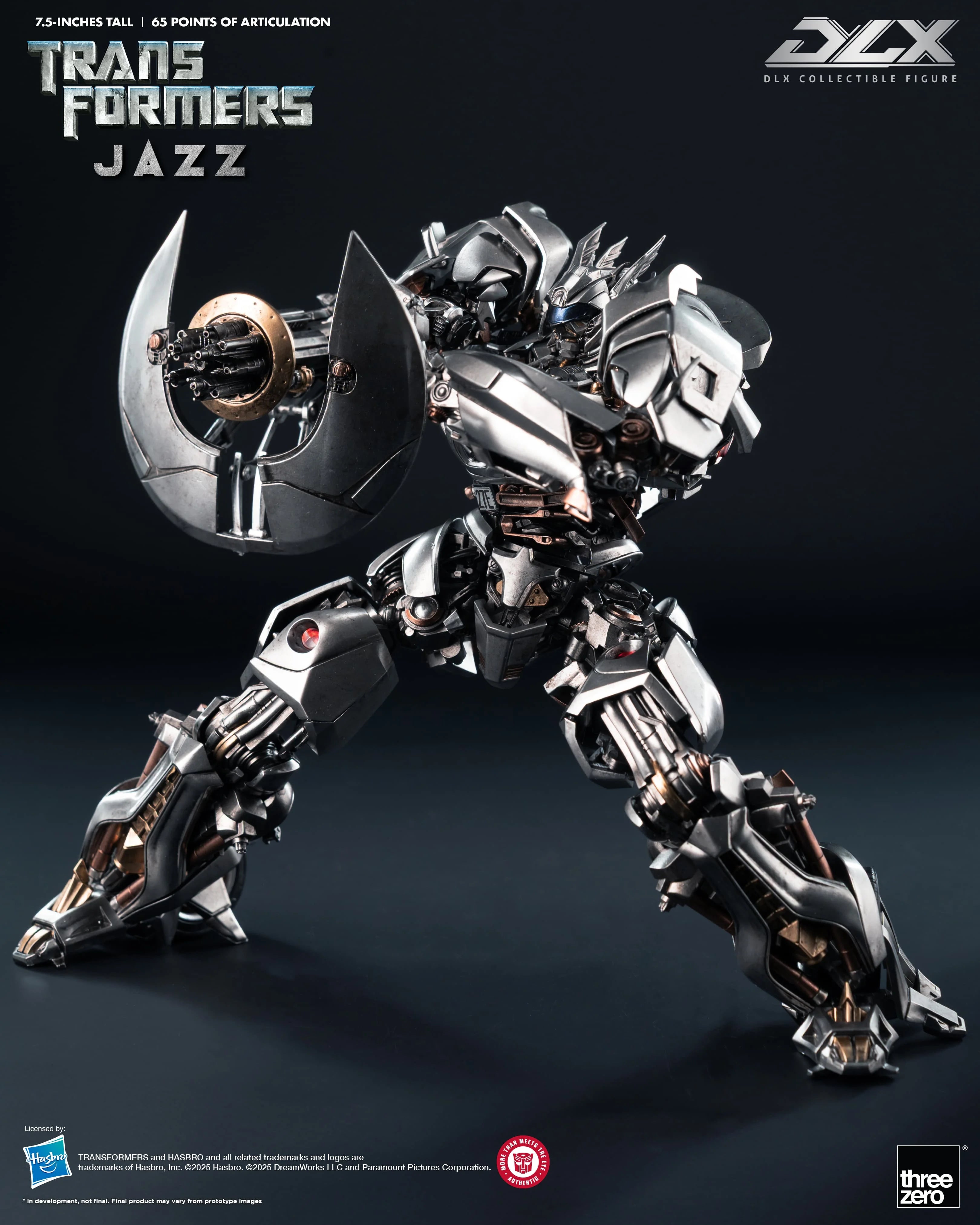 Pre-sale Transformed Toys Threezero 3Z09000W0 DLX Series Jazz Fan Hobbies Action Dolls Toys Collection Gifts