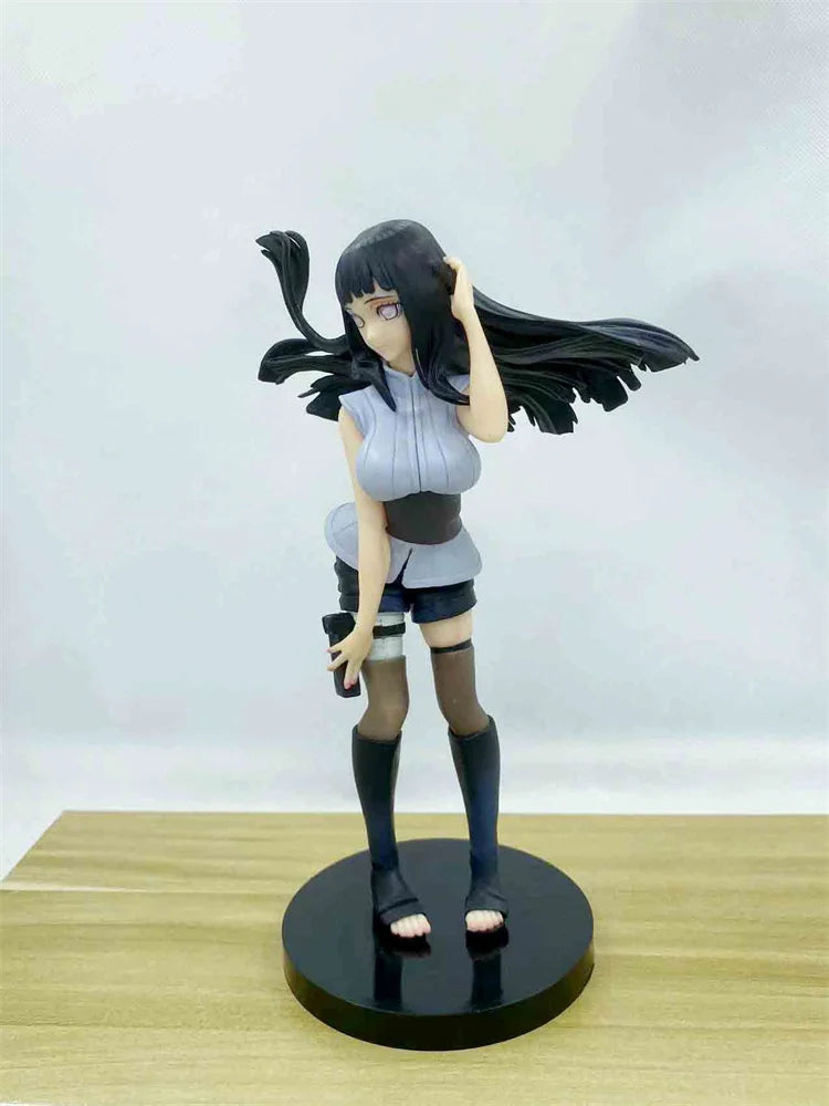 21CM Anime Naruto Shippuden Hyuga Hinata Action Figure PVC Statue Collection Model Toys Decoration Doll Ornament Gift For Kids