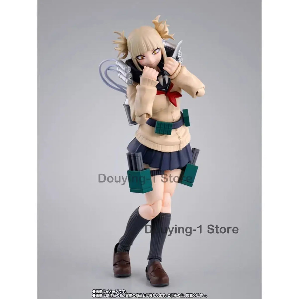 Pre-sale Bandai Original SHF My Hero Academia Toga Himiko  Anime Action Collection Figures Model Toys PVC Gift