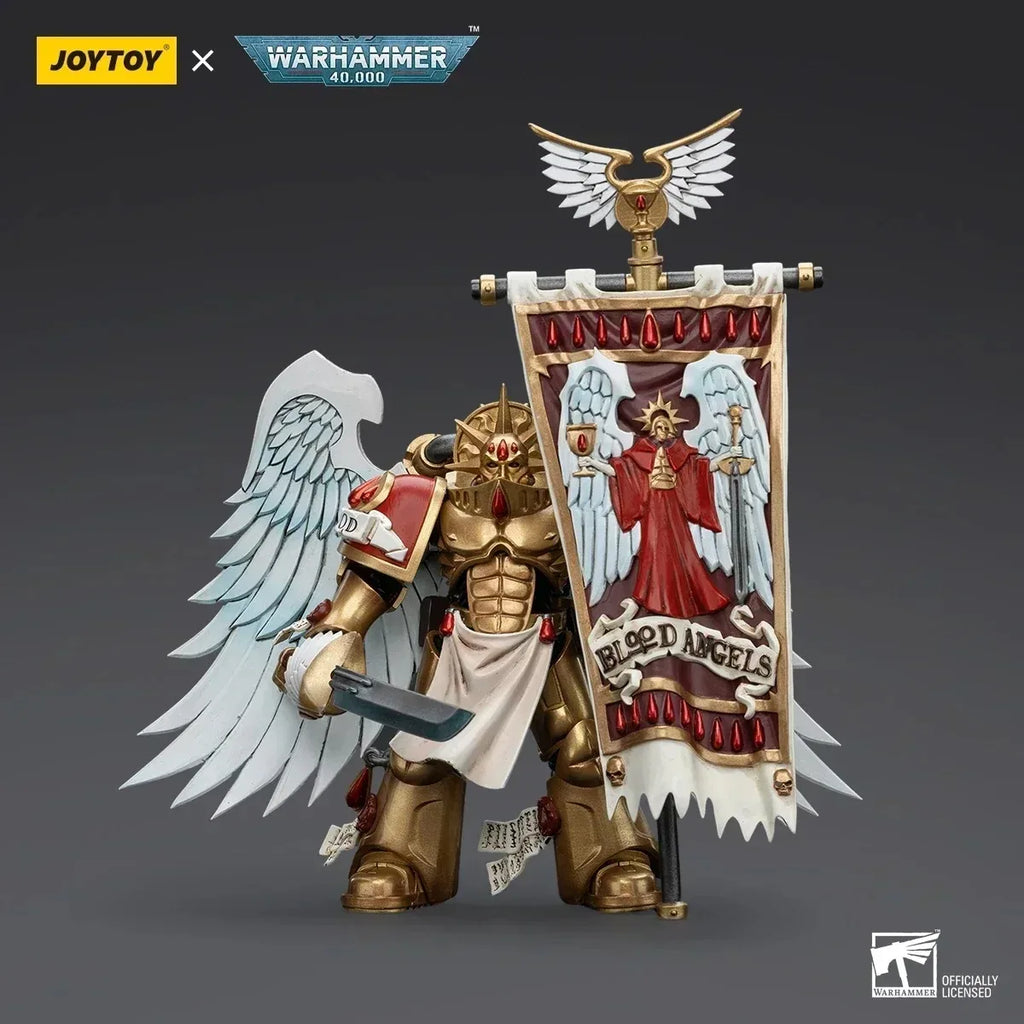 [IN STOCK] JOYTOY Warhammer 40k 1/18 Action Figures Blood Angels Sanguinary Guard Sanguinary Ancient Model Toy Boy Gifts