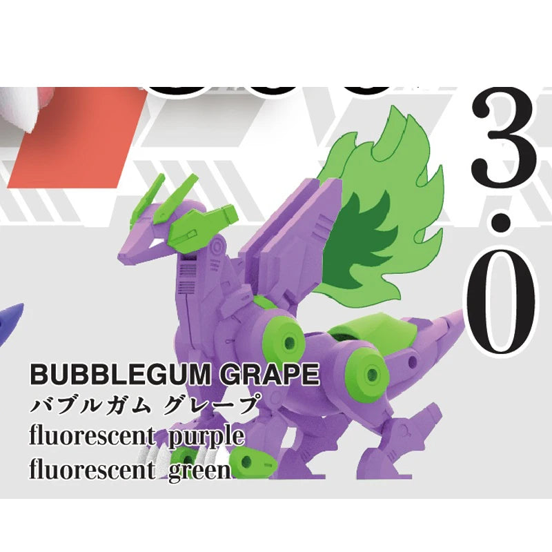 SO-TA Gashapon Capsule Toy Mechanical Dinosaur P3 Buildable Model Kit - Transformable & Poseable Action Figure Model Toys