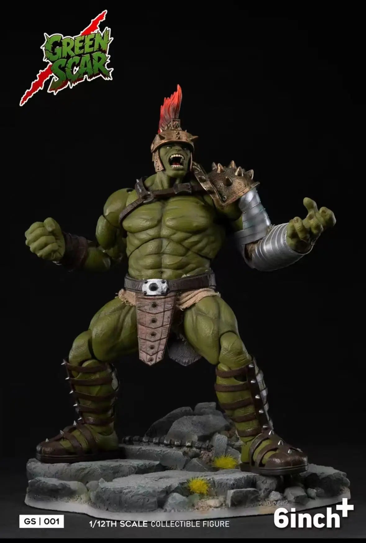 In Stock Original 6inchplus GREENSCAR GS001 Hulk Action Figure Toys and Gift Collection Fans’ Hobbies
