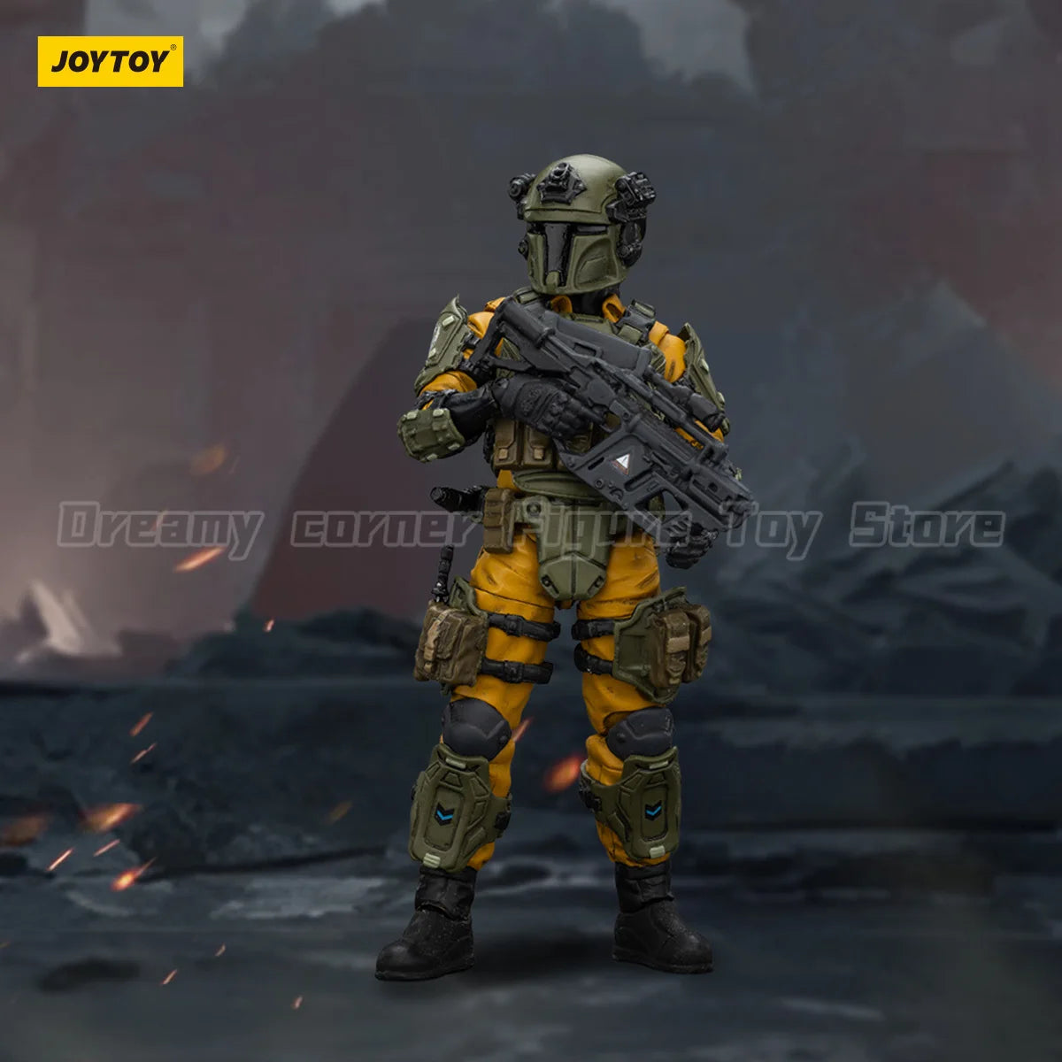 【In stock】JOYTOY Stellar Scar Assault Team Darksilicon Firesulfur Gravelgold Titanite Ghostmanganese 1/18 Action Figure Toys