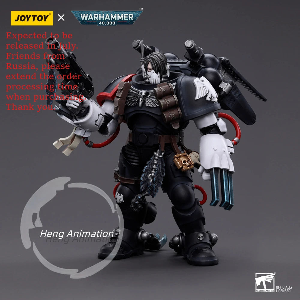 JOYTOY Dark Source Warhammer 40K 1/18 Raven Guard Chapter Master action figure model collectible