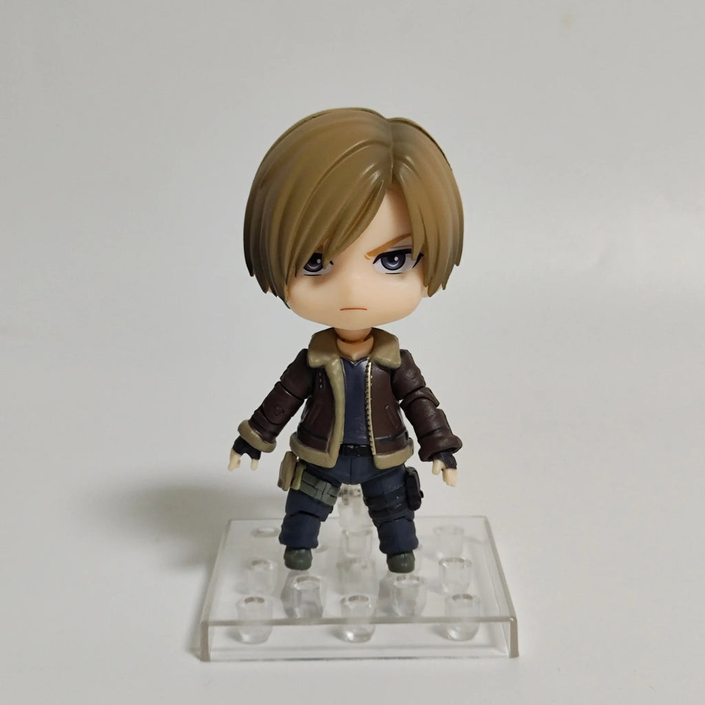 10cm In Stock Resident Evil 4 Remake #2337 Leon S. Kennedy Q Version Action Anime Pvc Model Movable Model Doll Set Toy Gift