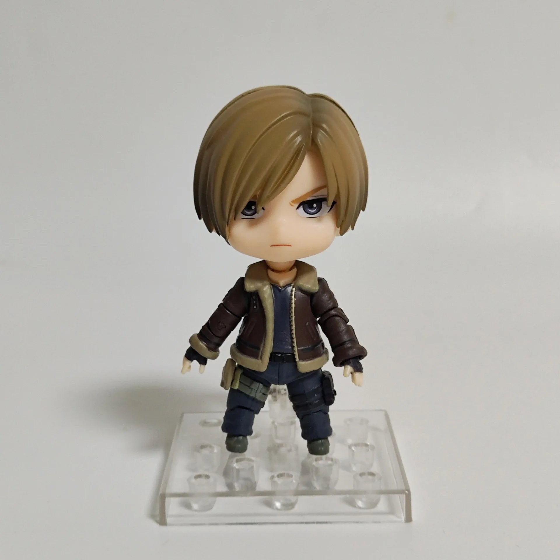 Good Smile Nendoroid Resident Evil 4 Remake Leon S. Kennedy #2337 Q Version 10cm Pvc Action Figure Anime Model Doll Toy Gift