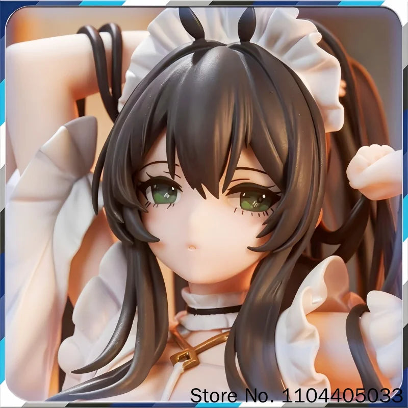 New Azur Lane Indomitable Maid Miss Figure 1/7 Bishoujo Anime Figure Model Statue Collection Desktop Decoration Ornament Toys