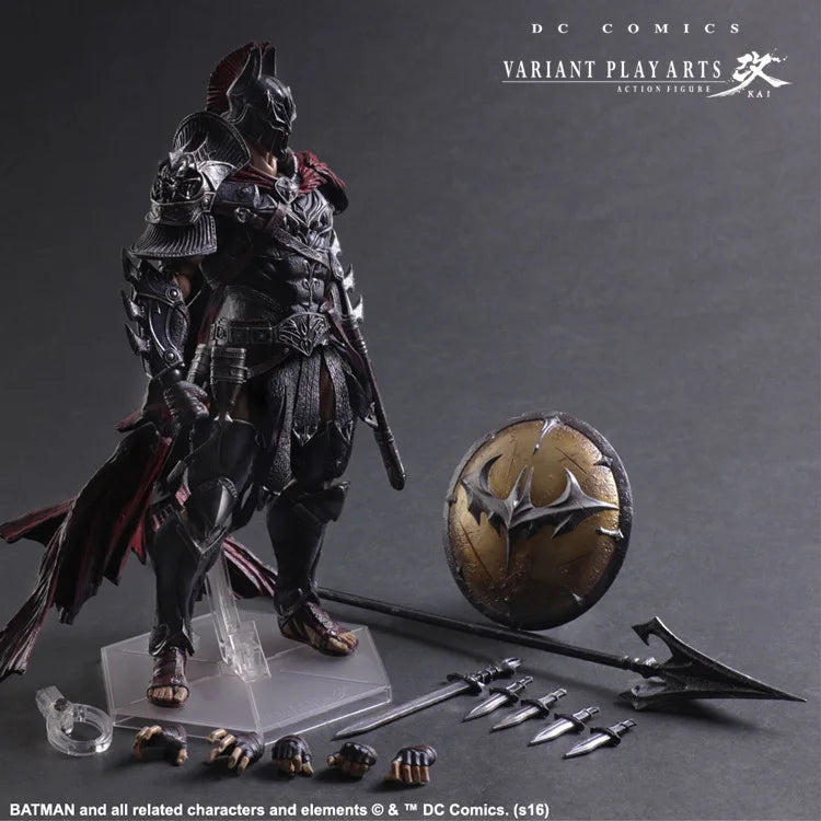 Fondjoy 2nd Batman Spartan Warrior Action Figure VARIANT Joints Movable PVC Collection Model Doll Anime Figures Play Toys Gifts
