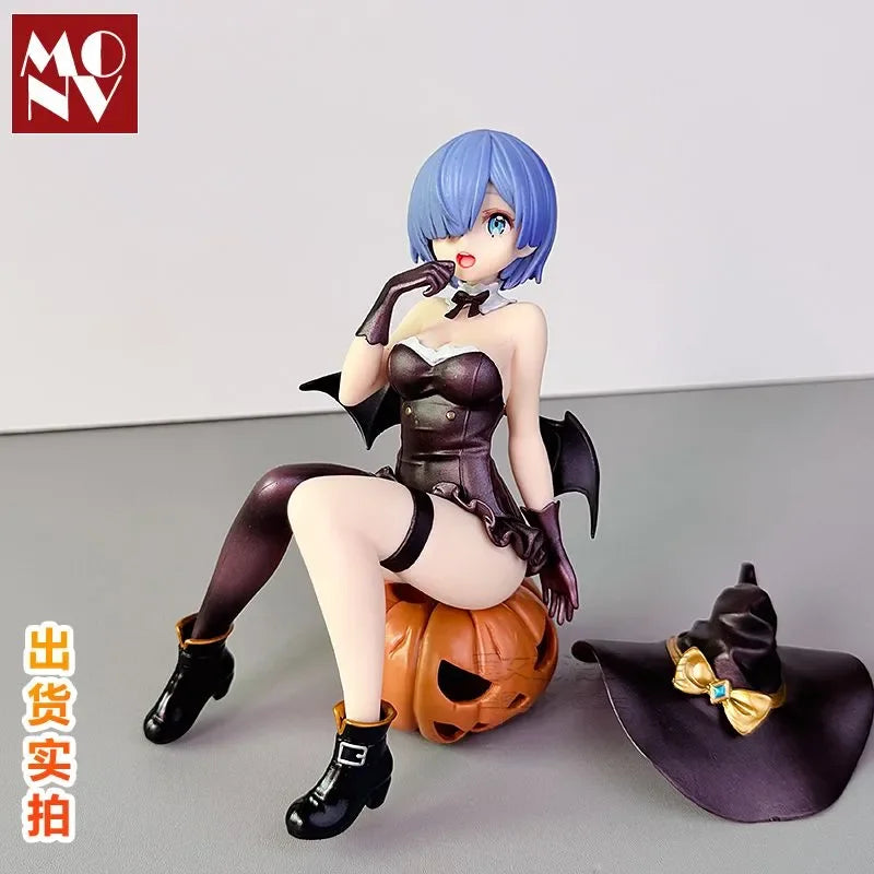 Neu Re:Zero -Starting Life In Another World Ram &amp; Rem Phantom Night Magician Gk Modell Sammlung Puppe Schreibtisch Decora Halloween Geschenk
