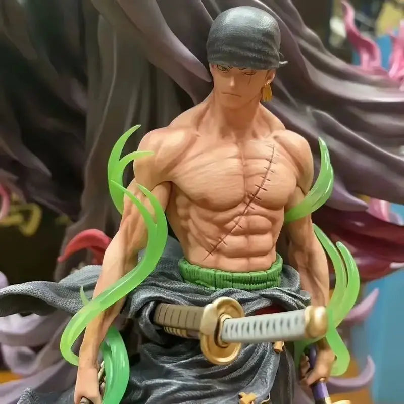 30 см на склад One Piece аниме фигурка - стоящ Roronoa Zoro екшън фигурка модел колекция декорация стая кукли играчка подарък за момчета