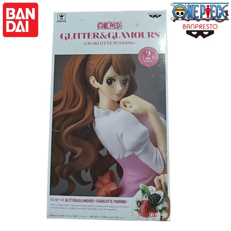 В наличност Bandai Banpresto Original One Piece Glitter Glamours Charlotte Pudding Boa Hancock Kalifa Модел кукла Чисто нова в кутия