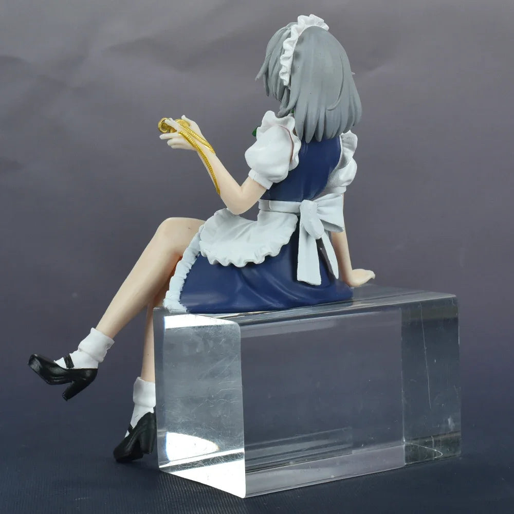 16CM Touhou Project Аниме Фигурка Izayoi Sakuya PVC екшън фигурка Колекционерски модел играчки Детски подарък Анимационни орнаменти Кукла
