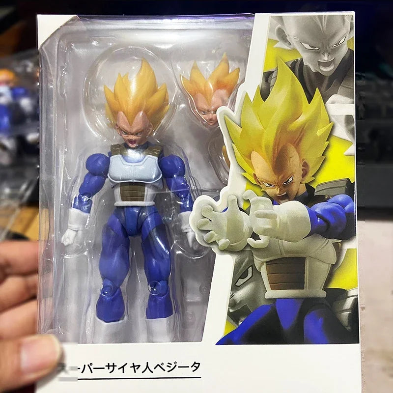 Super Saiyan Vegeta S.H.Figuarts Dragon Ball Z DBZ Action Figure Model Toys Room Ornament Gift