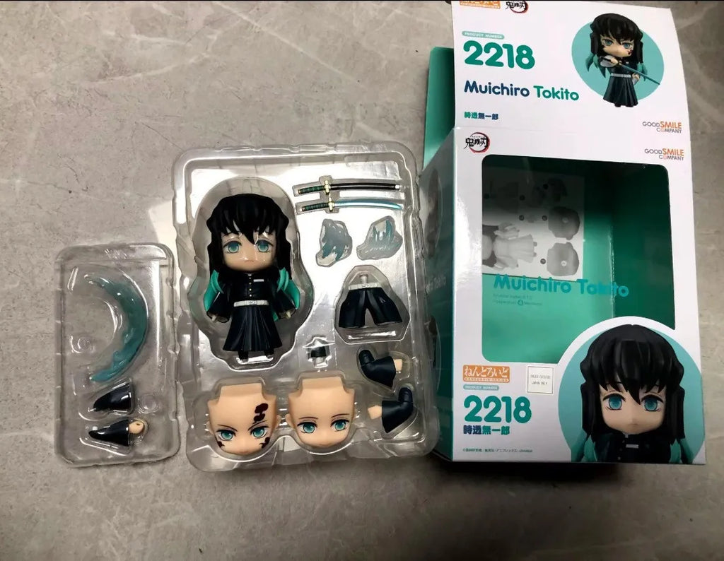 Demon Slayer Kimetsu no Yaiba Nendoroid Muichiro Tokito Q Version 2218# Anime Collectible Action Figure For Anime Fans