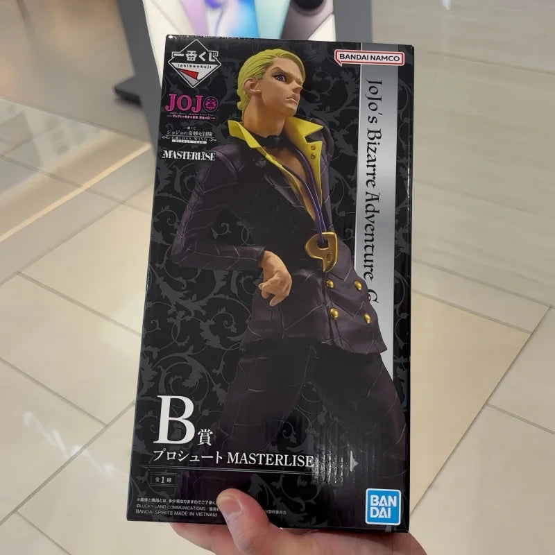 Bandai Ichiban JoJo's Bizarre Adventure Figure GOLDEN WIND Risotto Nero Doppio Illuso Melone Anime Action Figure Model Toys Gift