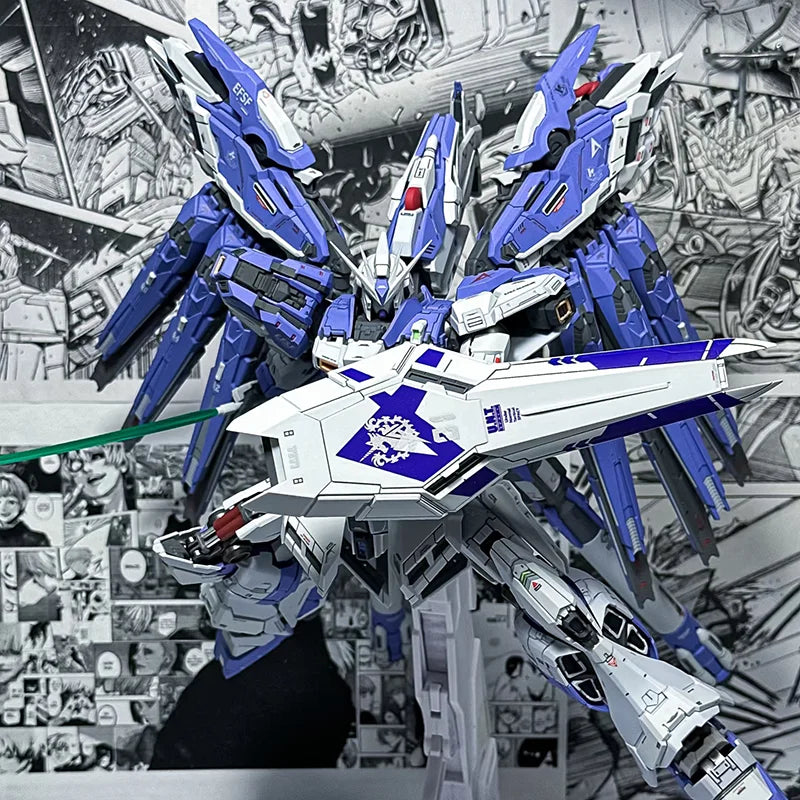 In Stock V-TIGER VT01 02 MG 1/100 RX-93 Alloy Skeleton Assembly Model Kit Action Figure Plastic Model Toy for Christmas Gift