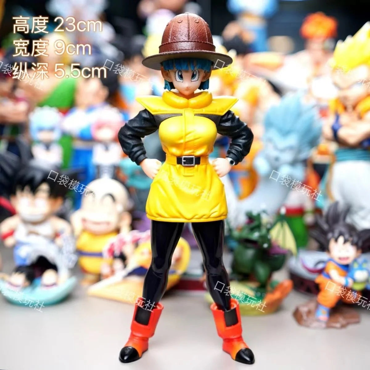 Anime Dragon Ball Z Bulma Figure Bulma Action Figure 23cm Pvc Statue Collectible Model Toys Gifts