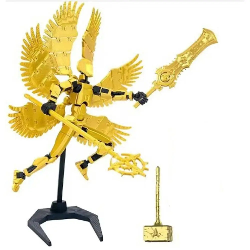 Desktop Decoration 3D Printed T13 Action Figure ABS Shapeshift Robot Robot Dummy Action Figures Model Multi-Jointed Movable