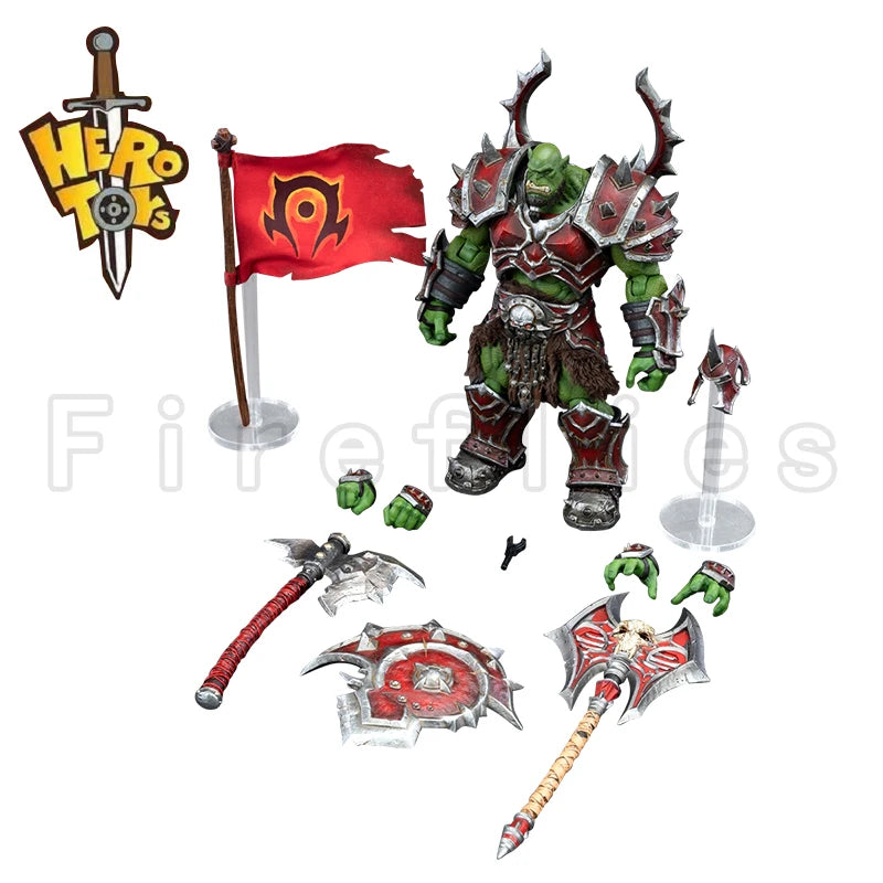 7inches Hero Toys Action Figure Cucaron The Orc Overlord Anime Model For Gift