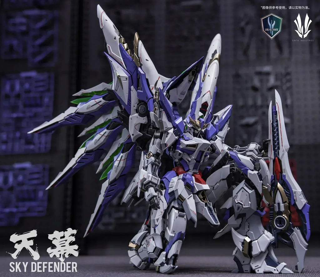 In Stock EINTA INDUSTRIES SKY DEFENDER Level-Ultimate NPCM-017 Assembling Model Mecha Model Pvc Toys Oversize 1/72 Toys Gifts