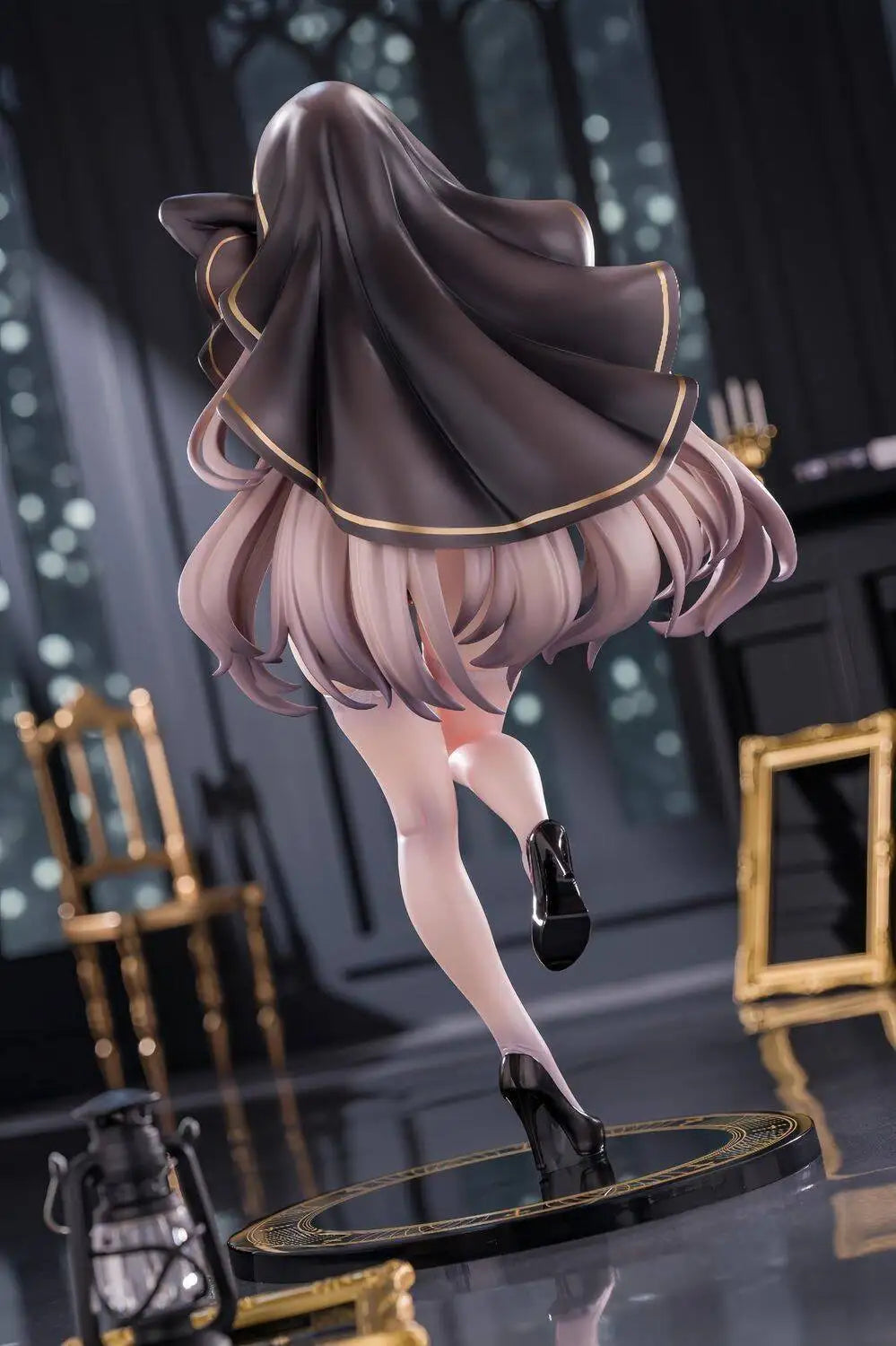 Elf Nun Gk Figure Anime Pretty Girl Pvc Statue Art Ornament Computer Case Decoration Collectible Model Gift For Anime Lovers