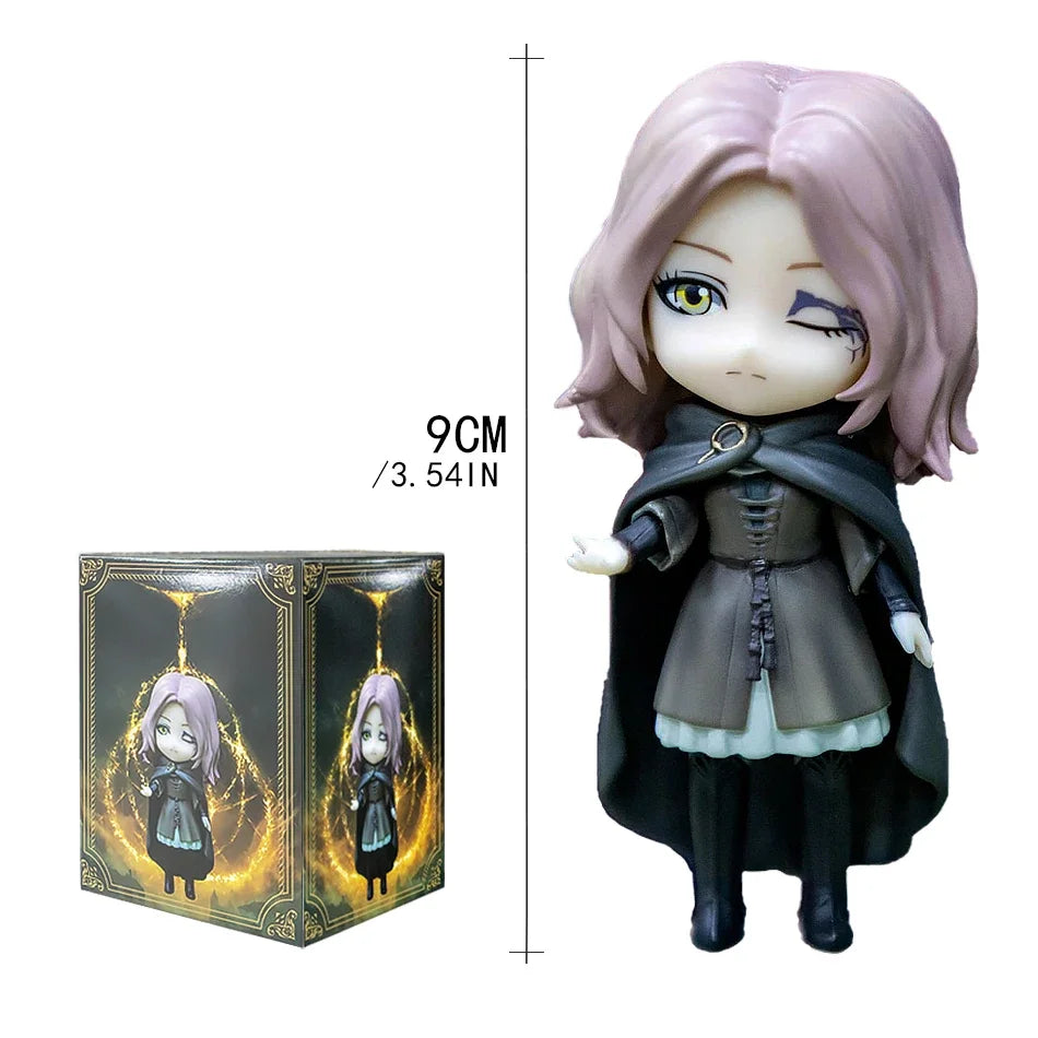 2026 Elden Ring Gaming Q Version Mini Action Figures Set - Ranni Cat Melina Malenia the Half-Wolf Lani Magic Ornaments Dolls