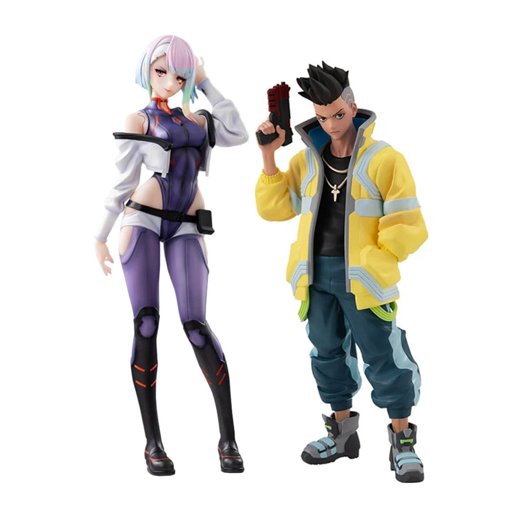 Anime David Martinez figure David Lucy Rebecca action figure David Lucy Rebecca figurine Doll Model Toy Collect Statue Gift 22cm