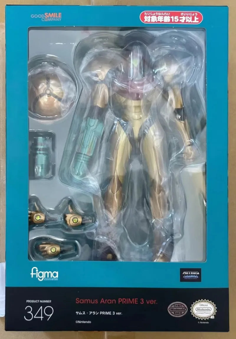 Genuine GSC figma 349 Samus Aran Metroid Prime 3: Corruption Action Figure Original Model Toy