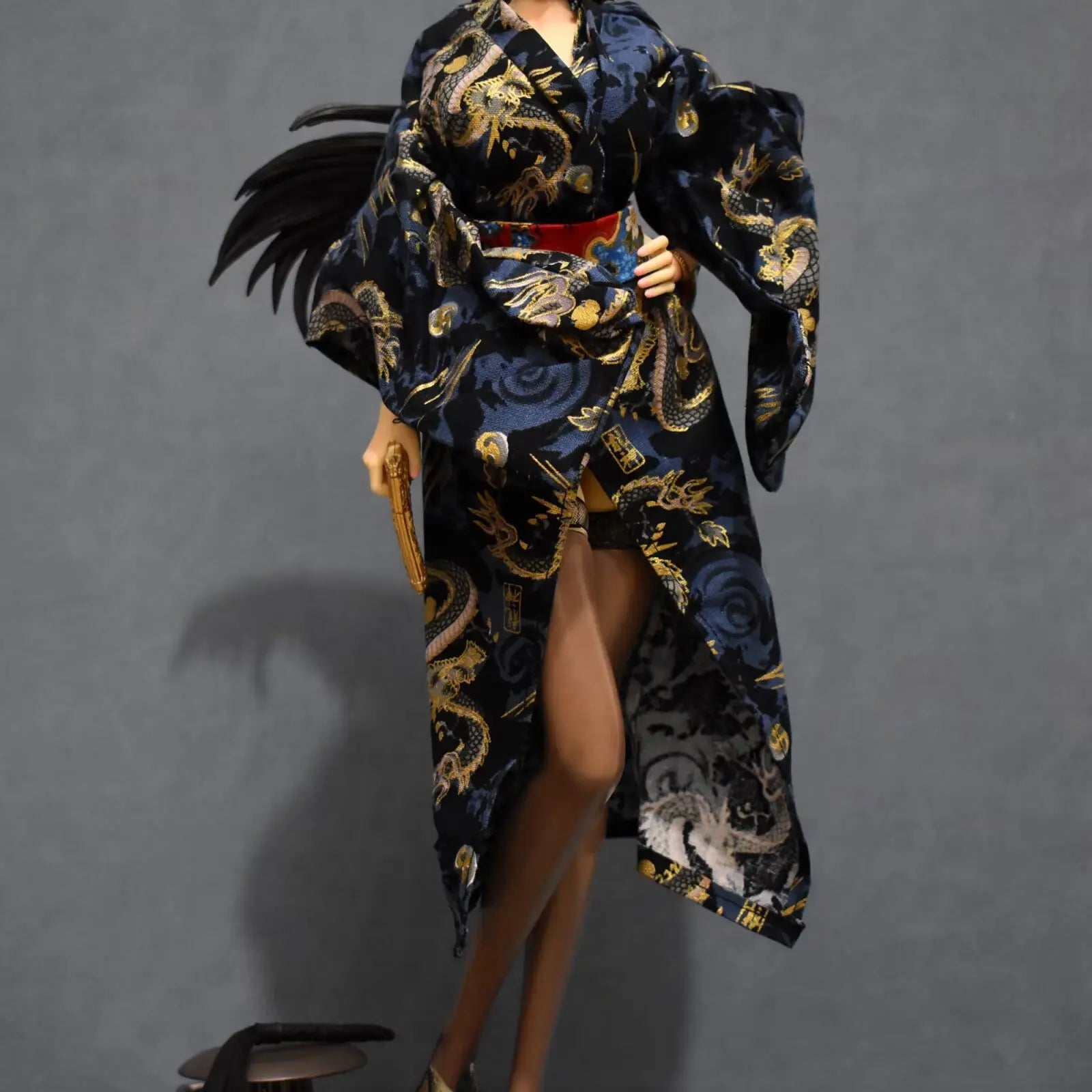 46cm Anime One Piece Figure Uta Kimono Empress Boa Hancock High Quality Model Boutique Large Decorative Scene Collection Toys