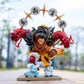 32cm ONE PIECE Figure Monkey D. Luffy Four Levels Anime Collection Model Desktop Ornament Decorations Holiday Gifts Children Toy