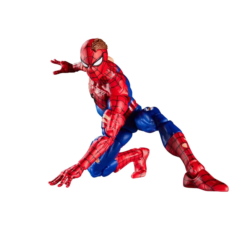 Original Hasbro Marvel Legends Series Magic: The Gathering Battle-Damaged Spider-Man Action Figure Collection Model Toys Gifts