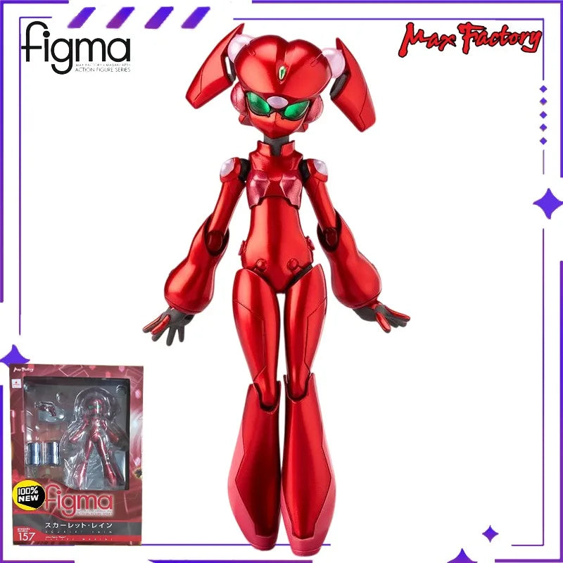 Max Factory Original Figma # 152 Accelerated World Black Water Lilies Game Mobile Doll Model Handmade Toy Gift Collection