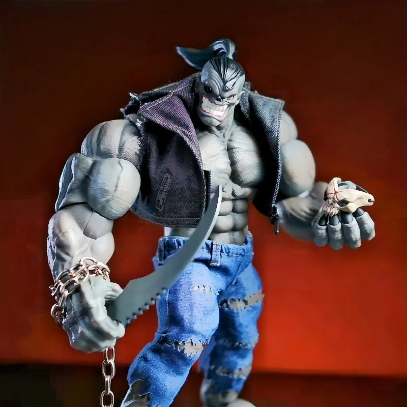 Axytoys Devil Deluxe Version Action Figure AXYD001B D002B Official Red And Grey Color With Accessories Muscle Model Toys Gift
