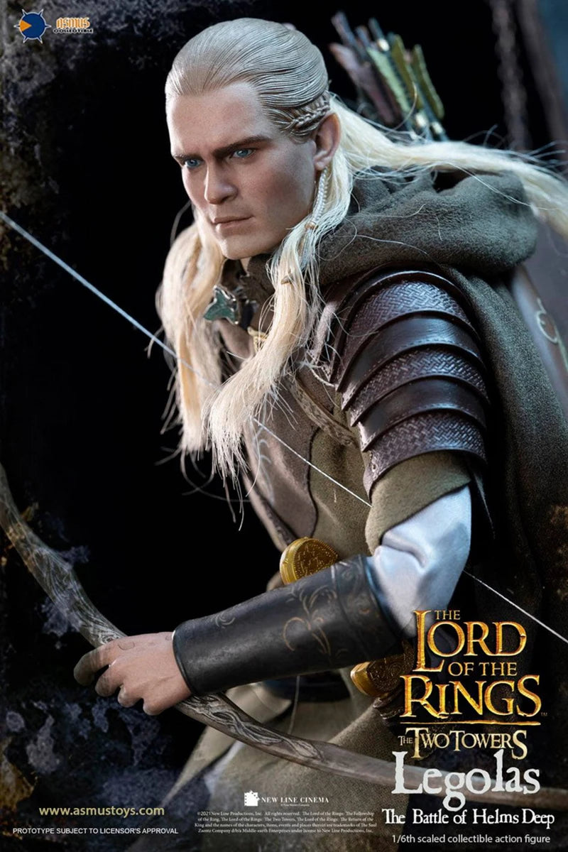 Asmus Toys LOTR029 1/6 Male Soldier Action Figure Elf Prince LEGOLAS Collectable Full Set Toy Bow and Arrow Model Accessories