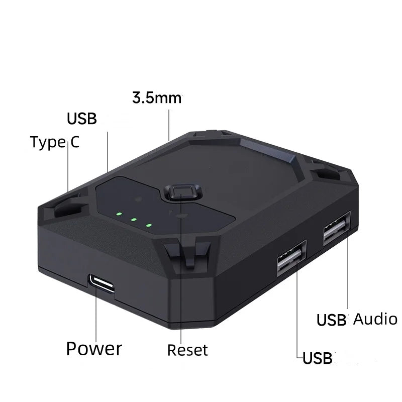 Cdragon RAWM GT5 Anying Gamepad Mobile Bluetooth Android Controller Mobile USB Game Keyboard Gaming  Mouse Converter Accessories