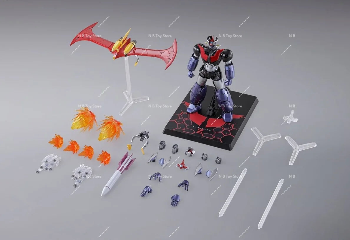 BANDAI  MB GREAT MAZINGER Z INFINITY METALBUILD Assembling Model 18CM Action Toy Figures Children's Anime Gifts